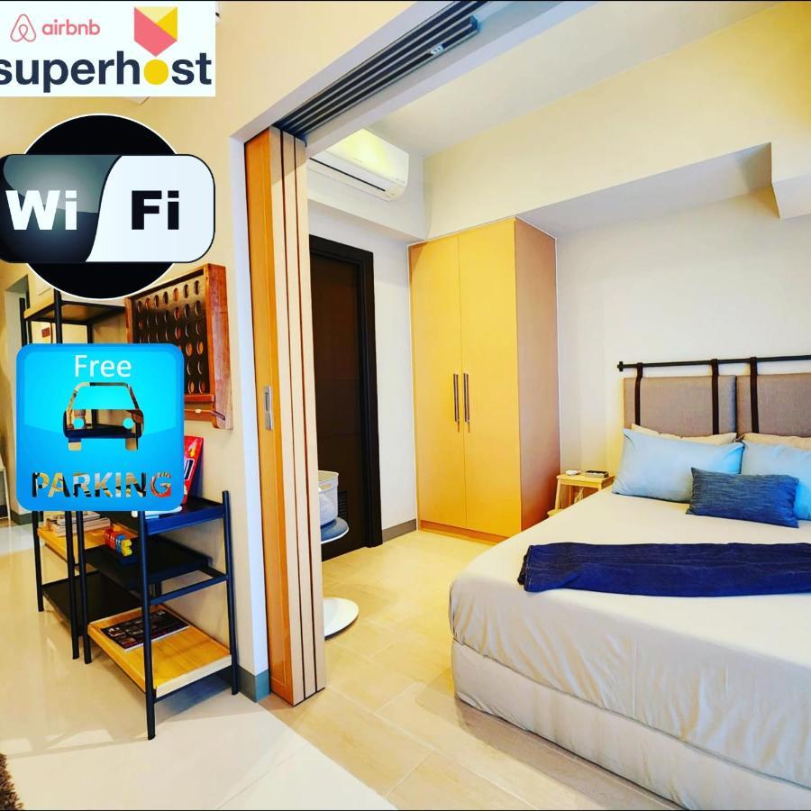 Spacious 7U Homey Unit Steps Away From Uptown Mall And Mitsukoshi Mall Free Parking With Washer مانيلا المظهر الخارجي الصورة